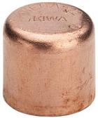 Заглушка медная под пайку, диам. 22